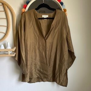 Vintage Bogari 100% Silk Tunic Top